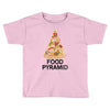 pizza lover's food pyramid Toddler T-shirt