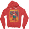 mine shaft Zipper Hoodie