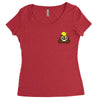 trump shit pocket Women's Triblend Scoop T-shirt