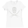 mask of modern mutiny Ladies Fitted T-Shirt