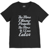 i love cats girls V-Neck Tee