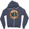ghost pirate grog Zipper Hoodie