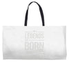 legends are born in may Weekender Totes