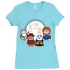 Monster Porgs V2 Ladies Fitted T-Shirt