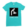 game over baby Ladies Fitted T-Shirt