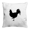 Chicken and Little Chick Throw Pillow