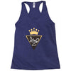 the king is back Racerback Tank