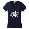 bam Women's V-Neck T-Shirt