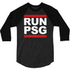 run psg paris st germain fotbal 3/4 Sleeve Shirt