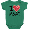 i love meat Baby Bodysuit