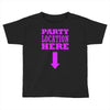 party location here Toddler T-shirt