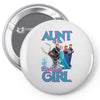 aunt of the birthday girl Pin-back button