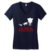 dart evolution stranger dustin tv show Women's V-Neck T-Shirt