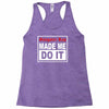 gangster rap made me do it Racerback Tank