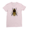 realistic bee Ladies Fitted T-Shirt