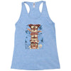 crazy totem Racerback Tank