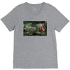 dinosaur attack V-Neck Tee