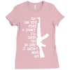 funny militaryarmymarines ak47 Ladies Fitted T-Shirt