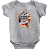 American Flag Q Fire Baby Bodysuit
