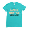 This Is What a Cancer Survivor Looks Like Ladies Fitted T-Shirt