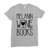 melanin wine books Ladies Fitted T-Shirt
