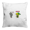 heart seeker Throw Pillow
