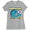 narwhal Ladies Fitted T-Shirt