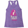 hair stylist virginity Racerback Tank