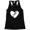 broken heart xxx Racerback Tank