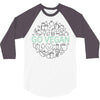 go vegan 3 3/4 Sleeve Shirt