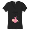 Estimated Delivery September Baby Girl Women's V-Neck T-Shirt