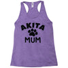 akita mum Racerback Tank