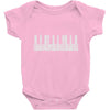 piano skyline Baby Onesie