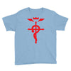 fma full metal alchemist cross inspired ladies Youth Tee