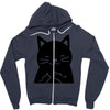 black cat (2) Zipper Hoodie