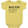 Bacon Noun Baby Onesie