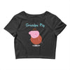 peppa pig grandpa pig Crop Top