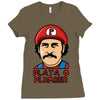 plata o plumber Ladies Fitted T-Shirt