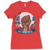 Women's March We Will Rise Ladies Fitted T-Shirt