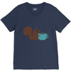 coffe squirrel V-Neck Tee