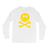 smiley pirate skull and crossbones Long Sleeve Shirts