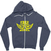 free mustache rides t shirt Zipper Hoodie