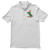 christmas dinosaur Polo Shirt