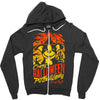 crazy halloween pit lady Zipper Hoodie