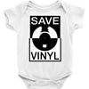 save the vinyl Baby Onesie