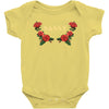 sassy with roses Baby Bodysuit