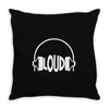 bargain loud records Throw Pillow