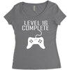 level 16 complete Women's Triblend Scoop T-shirt