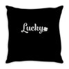 lucky Throw Pillow
