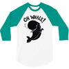 oh whale! 3/4 Sleeve Shirt